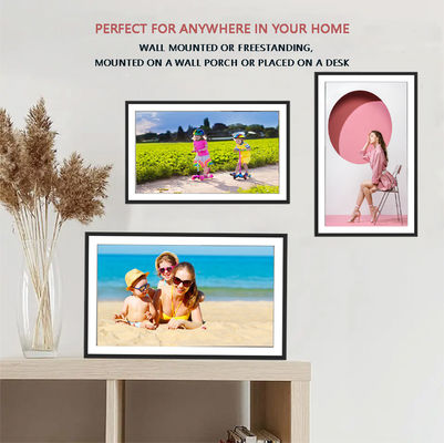 Bom preço. 15.6 polegadas 1920 * 1080 FHD Digital Photo Frame IPS Touch Screen Álbum eletrônico de fotos on-line