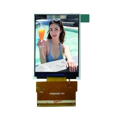 Bom preço. Ecrã LCD pequeno de 2,8 polegadas de cor TN tela vertical TFT 240 * 320 resolução interface MCU adequado para exibição terminal de instrumentos e medidores on-line