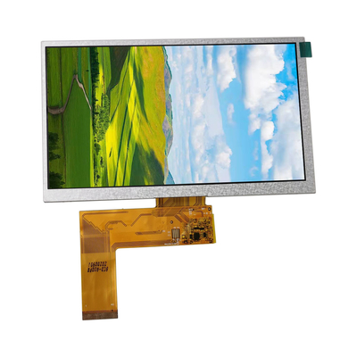 Bom preço. 5,0 relação industrial 800x480 do painel de exposição 40pin de Tft da polegada RGB on-line